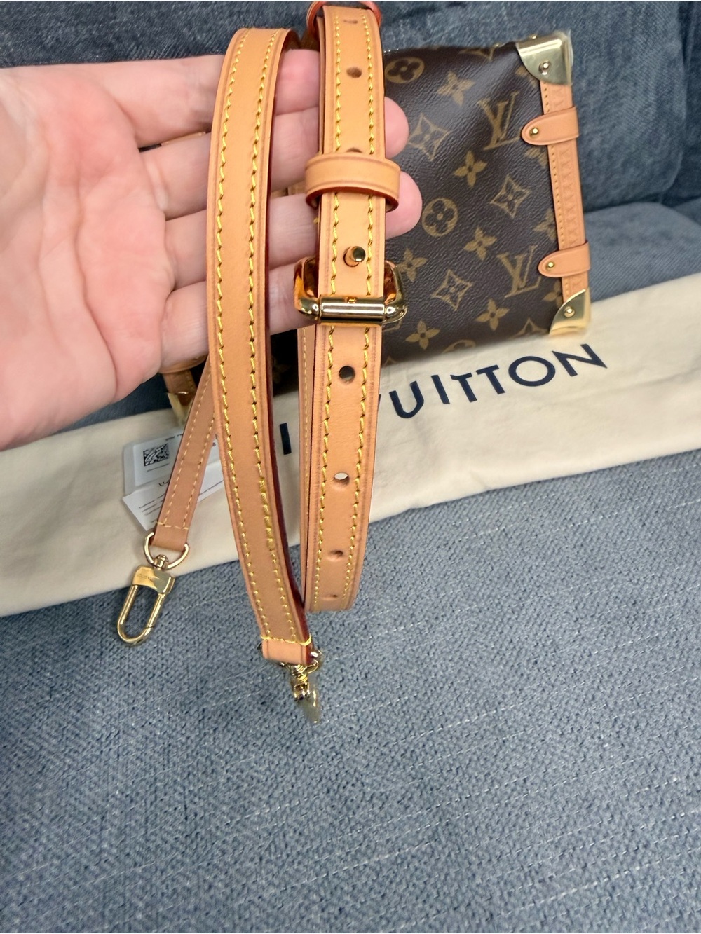 Louis Vuitton Adjustable crossbody strap vachetta leather - Picture 4 of 4